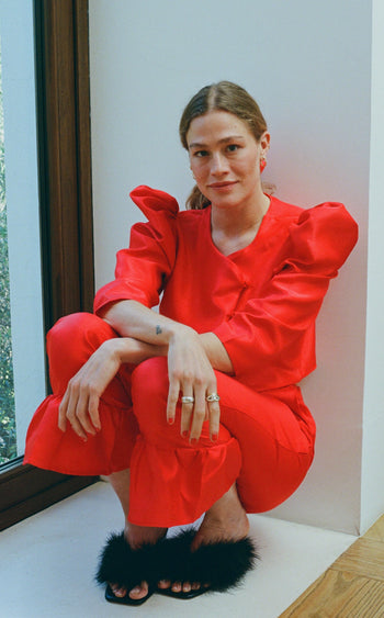 PREORDER: Lucy red pants