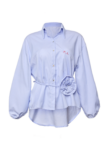 Julia Shirt with Removable Flower