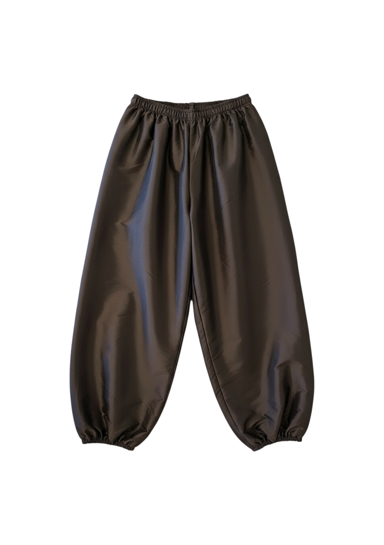 Nora Brown Taffeta Pants