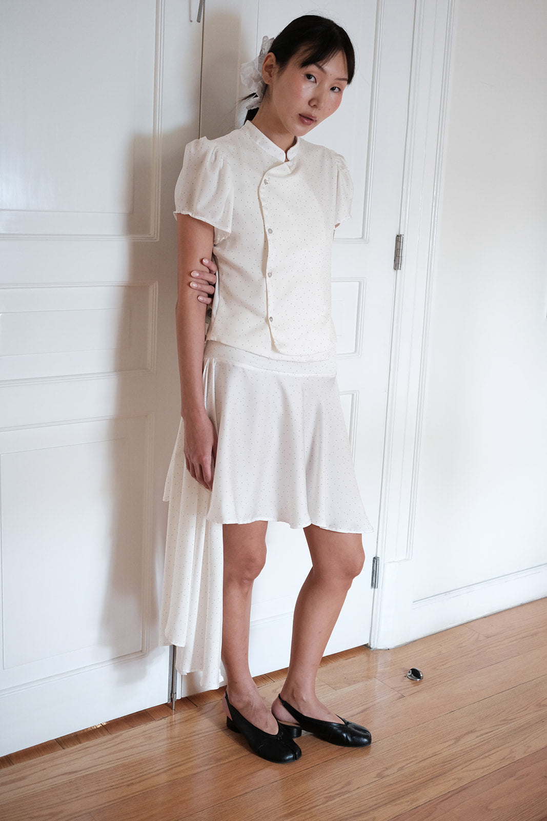 Loulou Dot Skirt