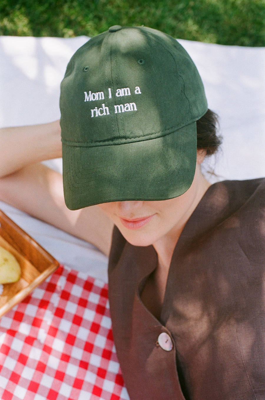 Mom I Am A Rich Man Cap