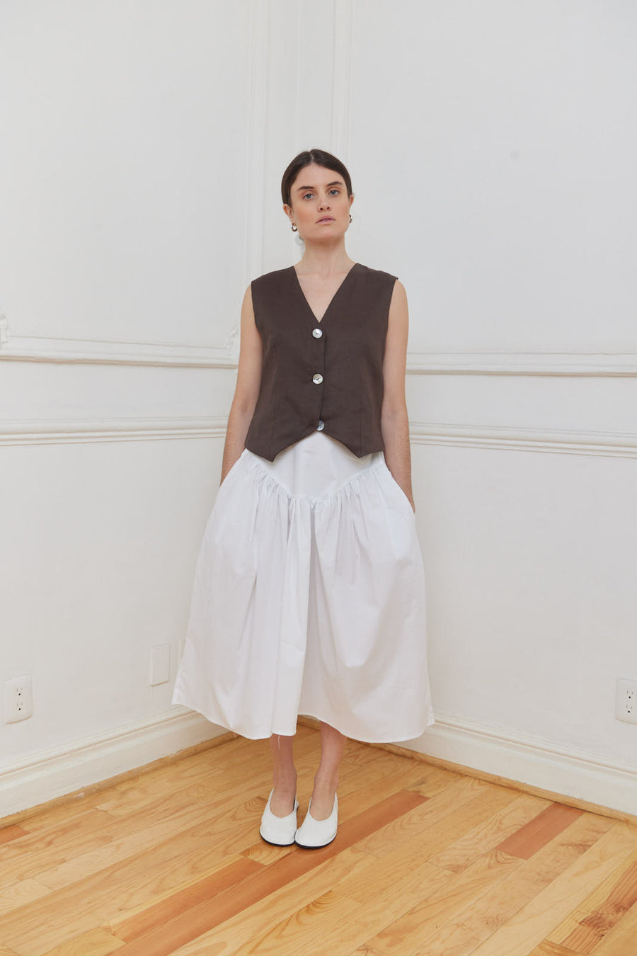 Audrey Cotton Long Skirt