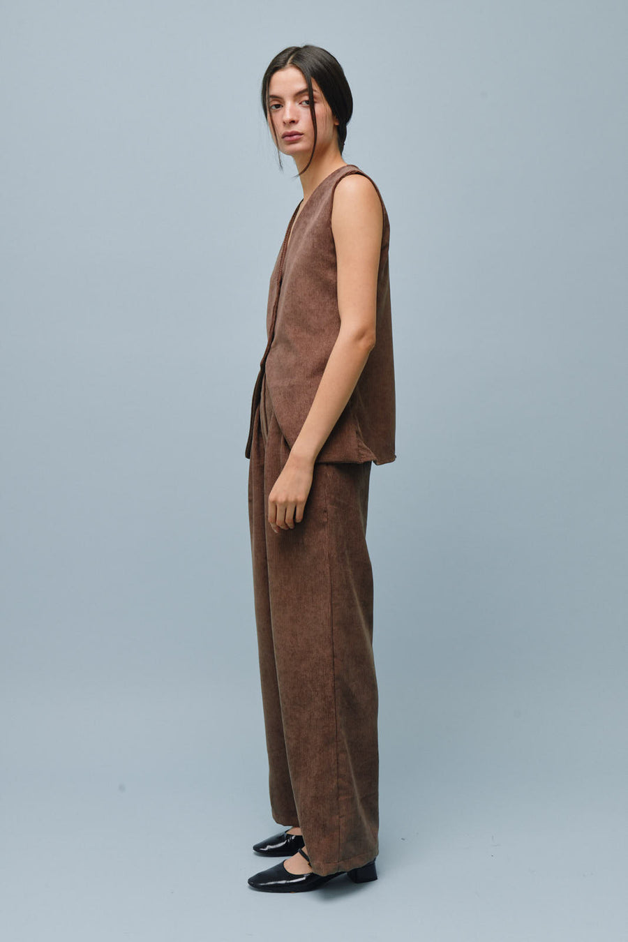 Julia Pana Brown Vest