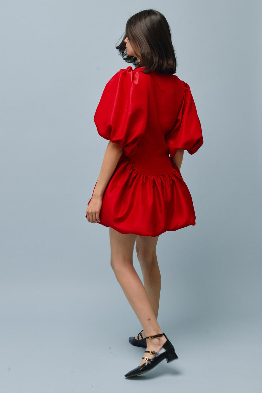 Nina Midi to Mini Dress Red