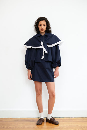 Rita Jacket With Lace Cape