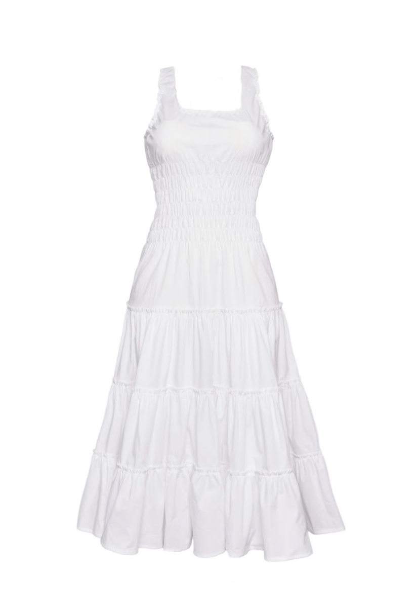 Lou White Dress