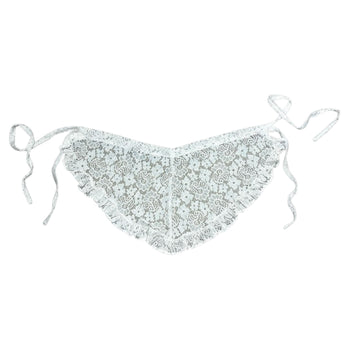 Lace Apron Mini Skirt